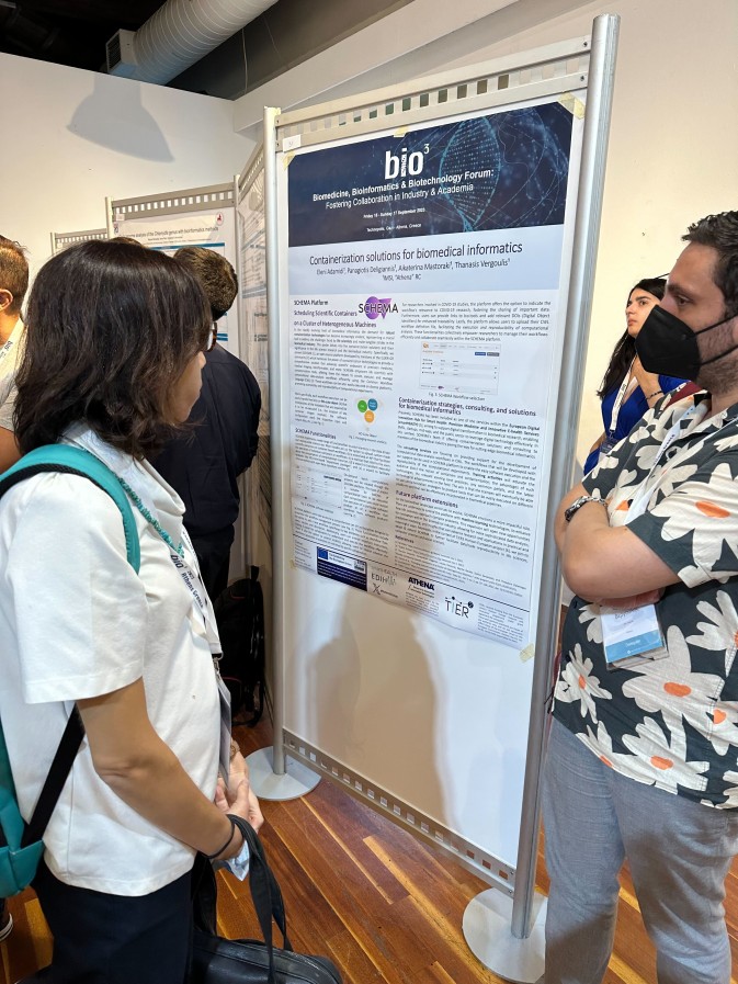 Athena Research Center representing TIER2 at the BIO3 conference