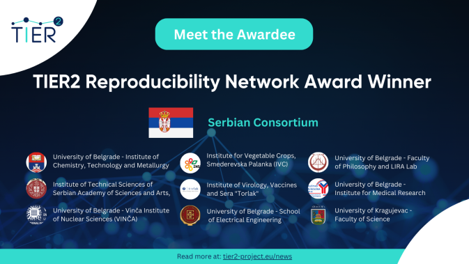 2024 TIER2 Open Call: The newest Reproducibility Network awardee revealed