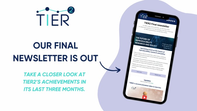 A reflection on TIER2’s last three months: Our final newsletter is now available