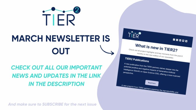 TIER2's latest newsletter is here