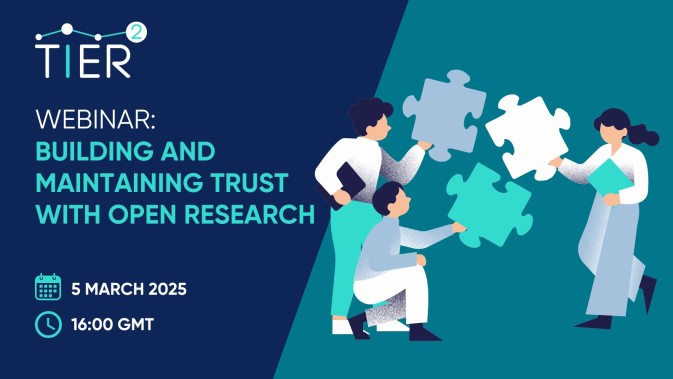 Upcoming webinar: Building and Maintaining Trust in Open Research
