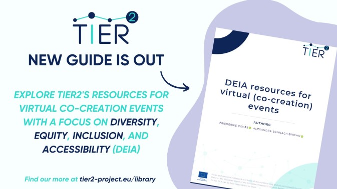DEIA resources for virtual (co-creation) events now available