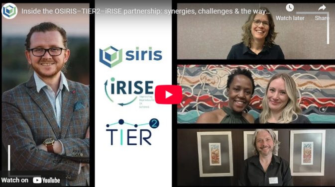 New video: Projects OSIRIS, iRISE, and TIER2 collaborate to strengthen research integrity