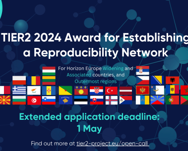 Open call for award: Establish a Reproducibility Network in your country