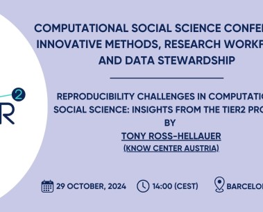 Computational Social Science (CSS) Conference 2024 to feature TIER2