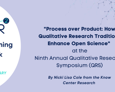 Upcoming symposium talk: Enhancing Open Science by incorporating established qualitative research practices