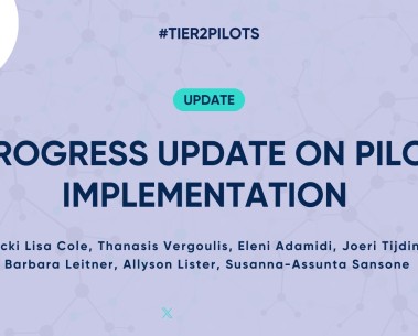 Progress update on pilot implementation