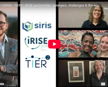 New video: Projects OSIRIS, iRISE, and TIER2 collaborate to strengthen research integrity