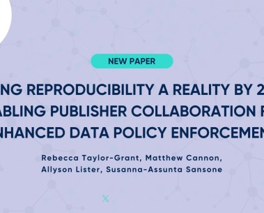Making Reproducibility a Reality by 2035? New TIER2 paper explores strategies to support publishers